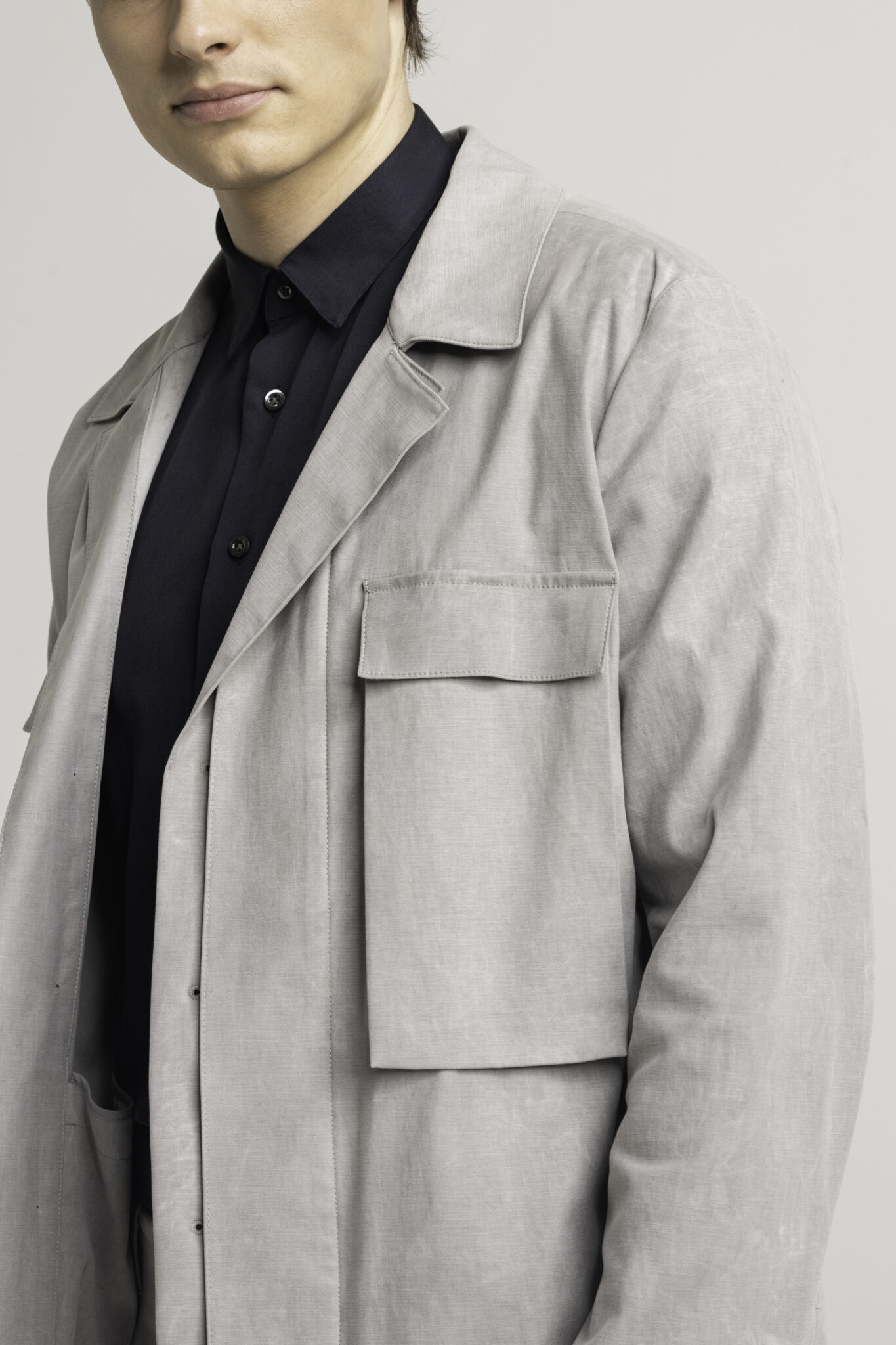 CC59 Light Beige Grey Lyocell Jacket & Trouser - Peer Review | Café Costume