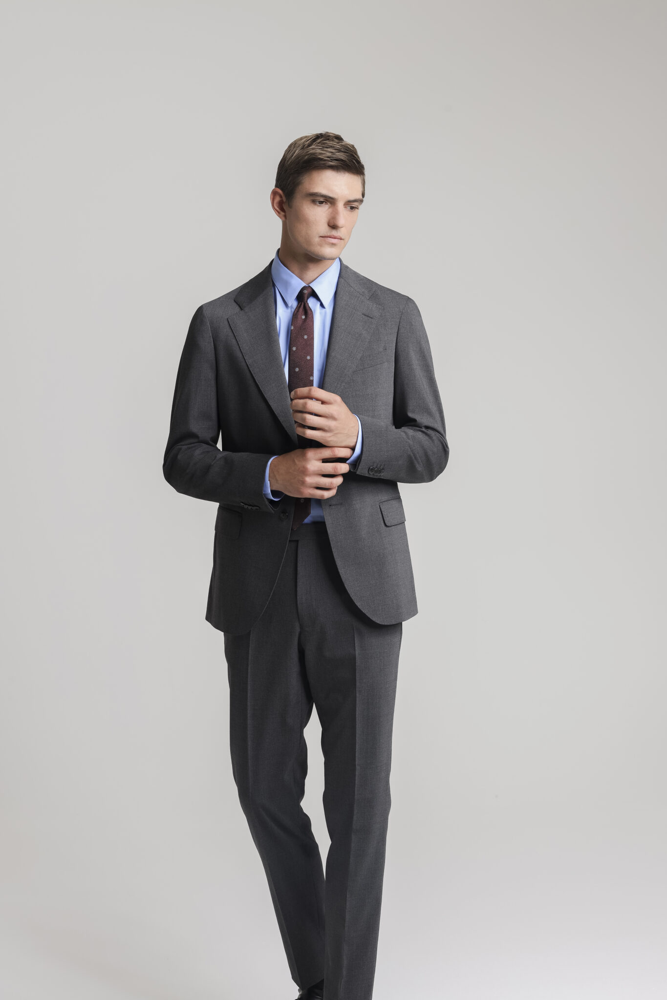 Anthracite Wool Blend Suit - Thank you, Next | Café Costume
