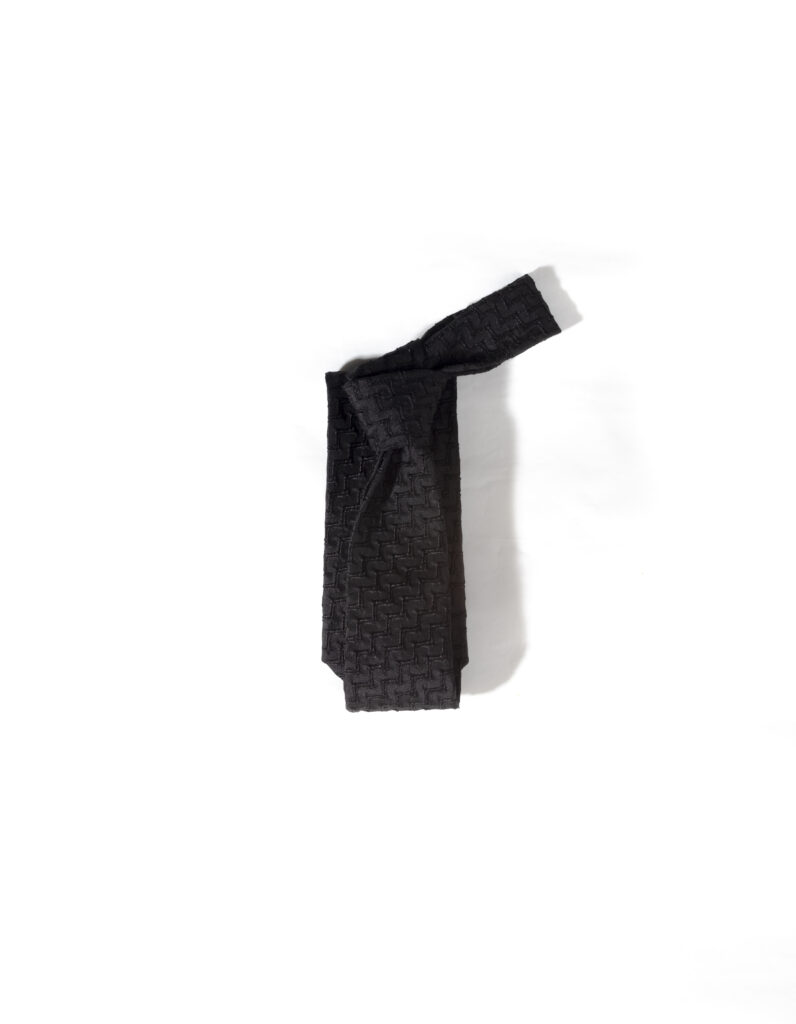 Palermo - Black structured tie | Café Costume