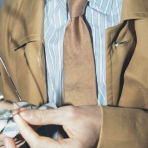 Baltimore – Structured Twill Sand Tie